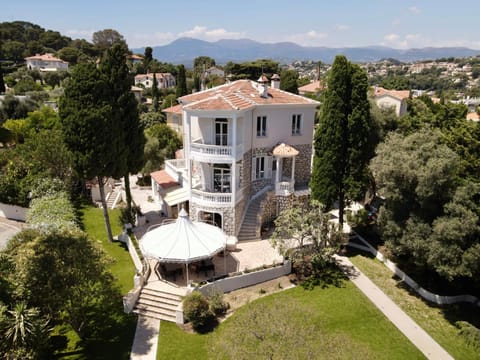 Property building, Natural landscape, Bird's eye view, Garden