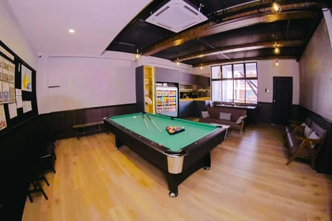 Billiard, Game Room, Living room, Lobby or reception, Dining area