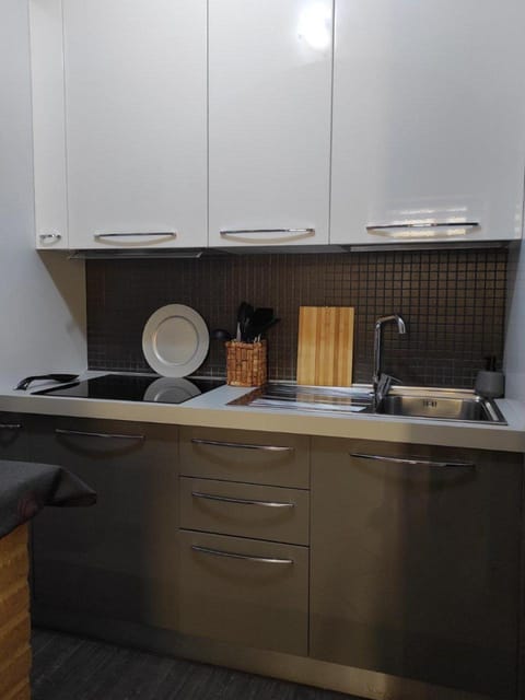 Kitchen or kitchenette, dishwasher, stove, kitchen