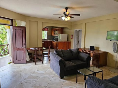 Kitchen or kitchenette, Living room, Dining area