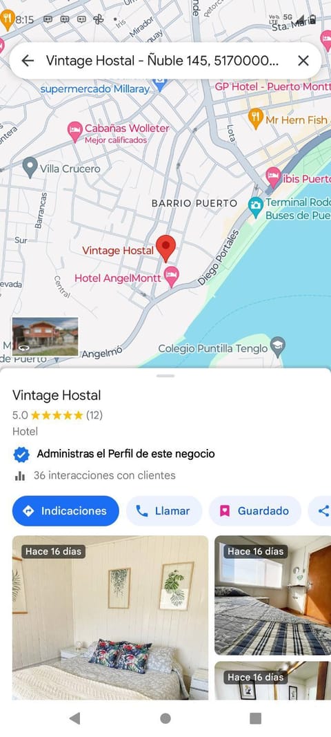 Vintage Hostal Bed and Breakfast in Puerto Montt