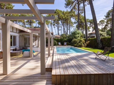 Villa Rénovée à Hossegor avec Piscine Chauffée, Proche Golf et Plage - FR-1-791-15 Villa in Hossegor