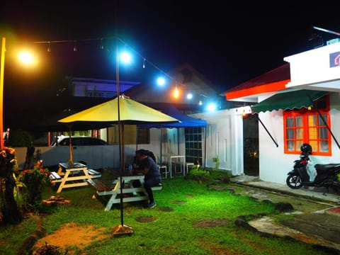 Night, Garden, Garden view