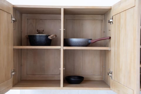 Kitchen or kitchenette, wardrobe