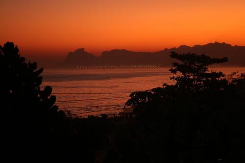 Natural landscape, Balcony/Terrace, Mountain view, Sea view, Sunset