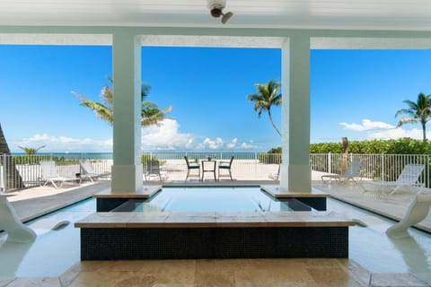 Biltmore Beach House, Luxury 5 Br Beachfront Pool Home, Spa, Sleeps 10 House in Bonita Springs