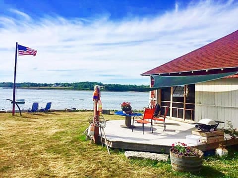 Amazing Waterfront Boat House on Tapley Farm House in Castine