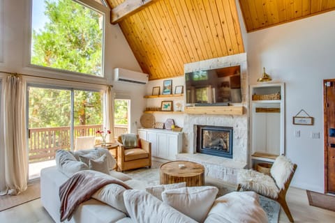 Designer A-Frame in Lake Arrowhead with Game Room House in Lake Arrowhead