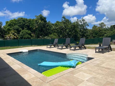 Patio, Garden, Pool view, Swimming pool, sunbed