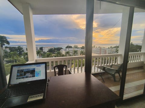 Patio, Day, View (from property/room), Balcony/Terrace, Living room, Sunset