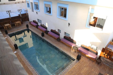 Seating area, Pool view, Swimming pool, sunbed