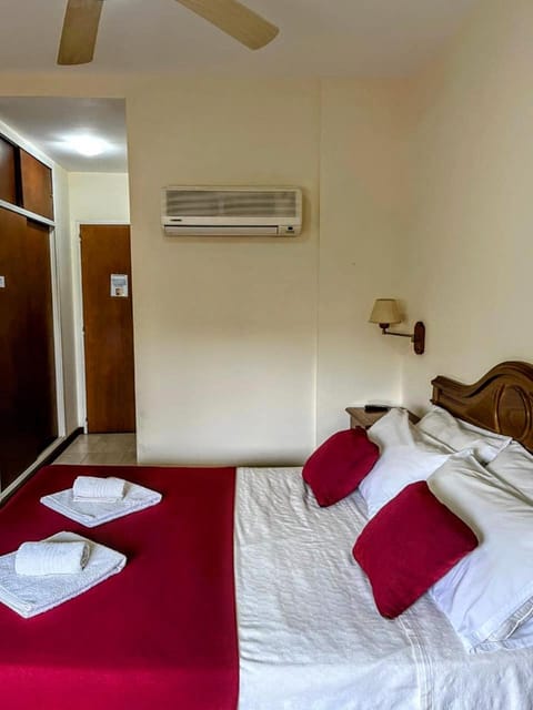 Bed, Photo of the whole room, Bedroom, towels, wardrobe, air conditioner