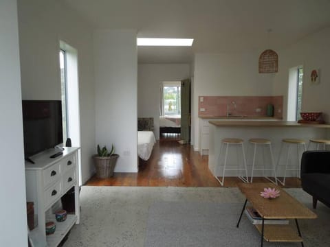 Raglan, walk to beach, town, sunny, guesthouse Apartment in Raglan