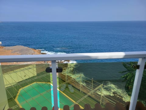 Nearby landmark, Day, Natural landscape, View (from property/room), Balcony/Terrace, Pool view, Sea view, Swimming pool