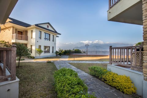 Property building, Spring, Day, Natural landscape, Mountain view