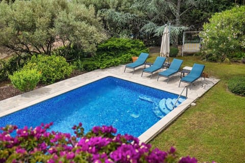 Spring, Day, Garden, Garden view, Pool view, Swimming pool, sunbed