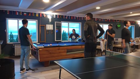 People, Billiard, Game Room, Table tennis, group of guests