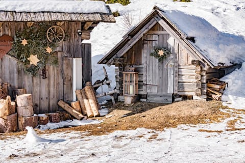 Property building, Nearby landmark, Natural landscape, Winter