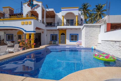 Pool view, Street view, Quiet street view