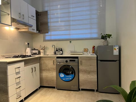 Kitchen or kitchenette, washing machine, kitchen