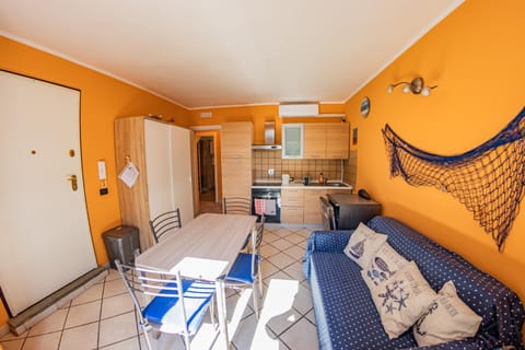 Living room, kitchen