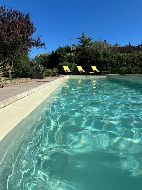 Natural landscape, Pool view, Swimming pool, sunbed