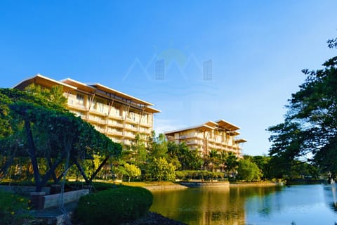 Property building, Garden, Lake view