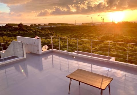 Balcony/Terrace, Sea view, Sunset