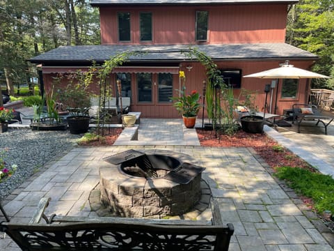 Property building, Patio, Garden view