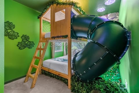 Children play ground, Bedroom, children, bunk bed