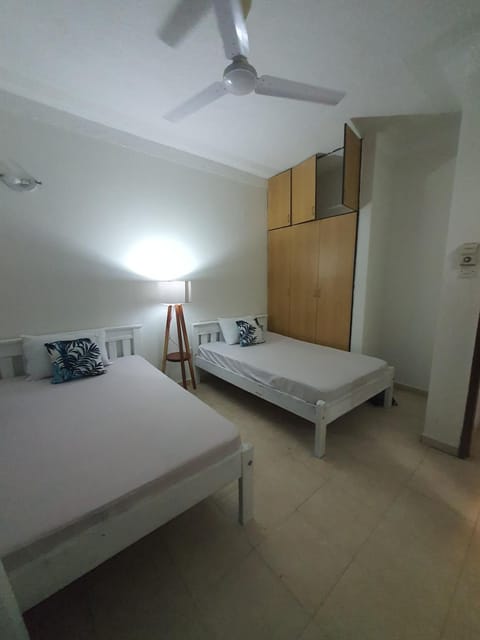 2 bedroom all ensuite located behind Go kart 5 minutes walk to the beach near Severin lodge Neptune beach Cowrie shell Apartment in Mombasa