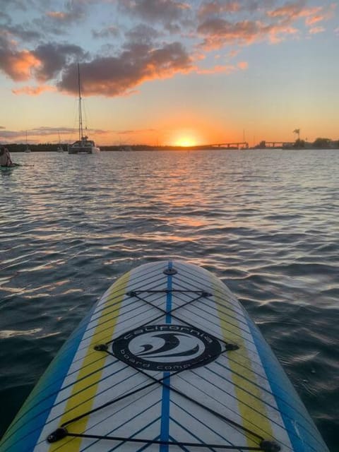 Canoeing, Sea view