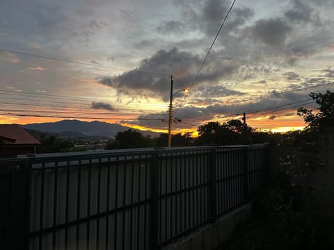 Mountain view, Sunset