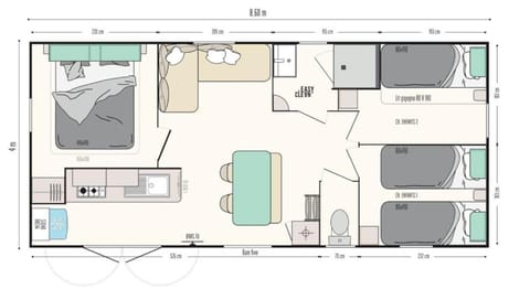 Mobil Home 5-6 personnes Carry le Rouet Chalet in Sausset-les-Pins