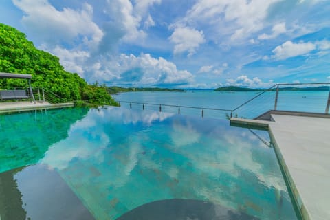 Pool view, Sea view, Swimming pool