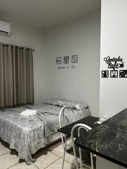 Bed, Photo of the whole room, Bedroom, air conditioner