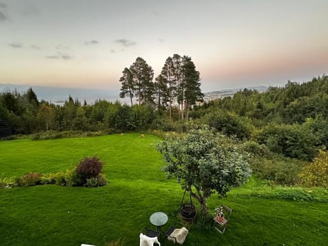 Natural landscape, Garden, Garden view, Mountain view, Sunset