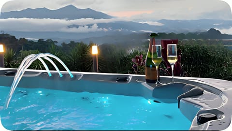 Natural landscape, Hot Tub, Mountain view