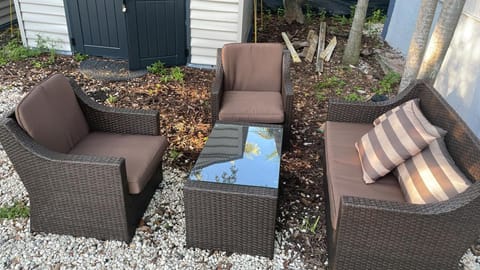 Patio, Garden, Seating area, Garden view