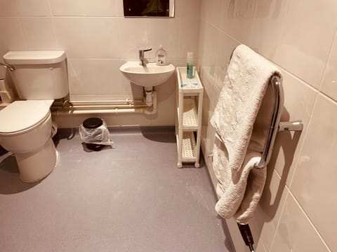 Toilet, Bathroom, Facility for disabled guests, towels, acessibility