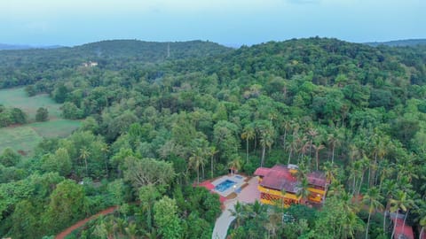 Nearby landmark, Spring, Day, Natural landscape, Bird's eye view, Mountain view