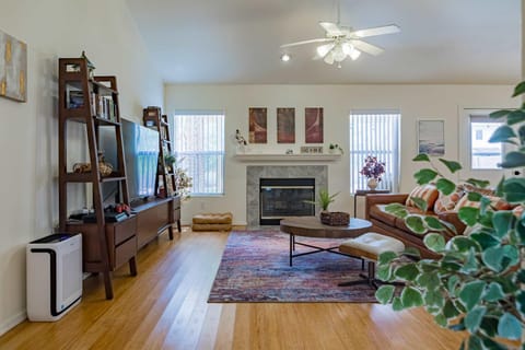 Modern House with Office Cornhole Near Freeways House in Gilbert