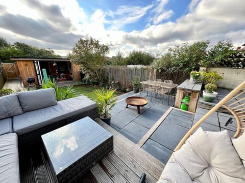 Patio, Garden, Seating area, Garden view