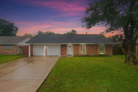 Property building, Garden, Garden, Sunset