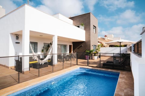 Property building, Patio, Day, View (from property/room), Balcony/Terrace, Pool view, Swimming pool, sunbed