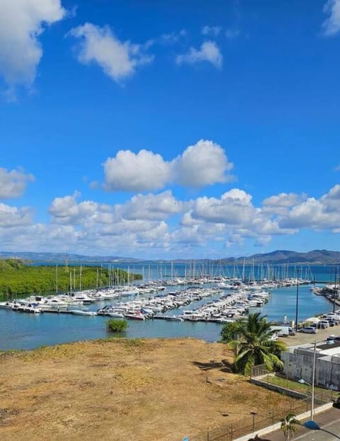 Le Studio Rosa Bay et sa magnifique vue mer à l'Étang Z'Abricot Apartment in Fort-de-France