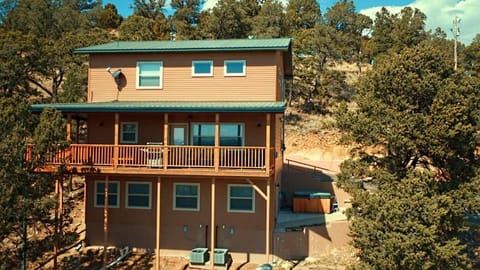 Property building, Spring, Day, View (from property/room), Mountain view