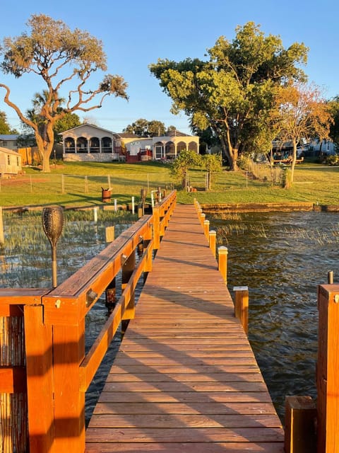 Property building, Natural landscape, Lake view