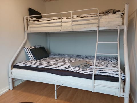 Photo of the whole room, bunk bed