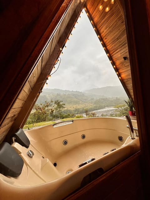 Natural landscape, Hot Tub, Mountain view, Bath